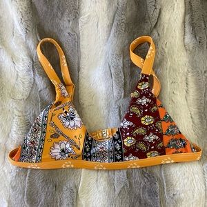 Printed Bikini Top